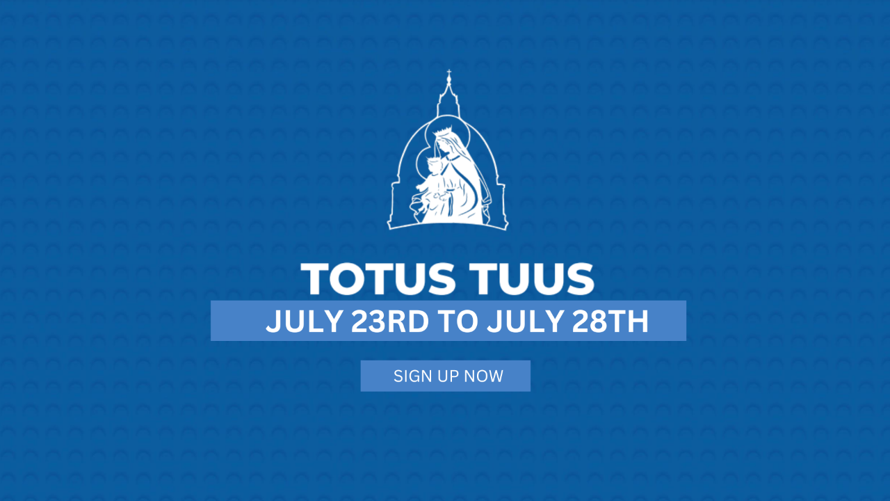 Banner for Totus Tuus